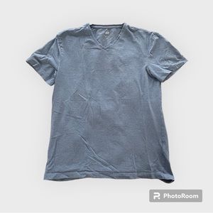 Blue V- neck tee shirt